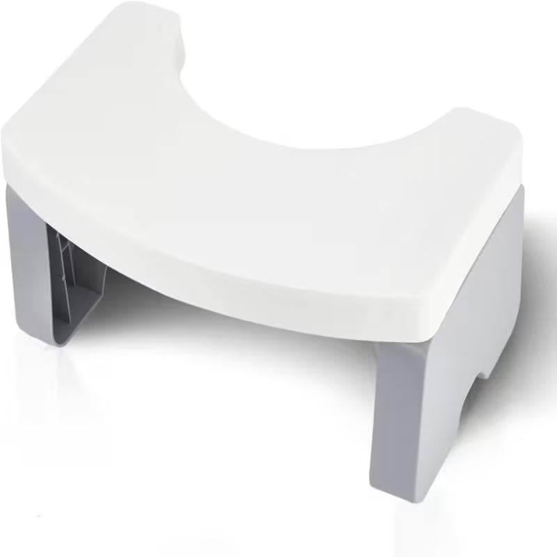 Taburete para Inodoro 7” – Reposapiés para Baño Antideslizante y Plegable, Taburete de Postura Natural para Adultos y Niños