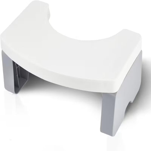 Taburete para Inodoro 7” – Reposapiés para Baño Antideslizante y Plegable, Taburete de Postura Natural para Adultos y Niños